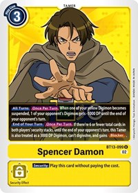 Spencer Damon #BT13-099 U