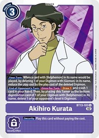 Akihiro Kurata #BT13-103 U