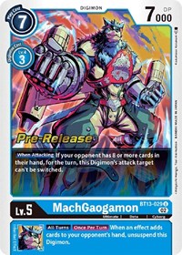 MachGaogamon #BT13-029 U