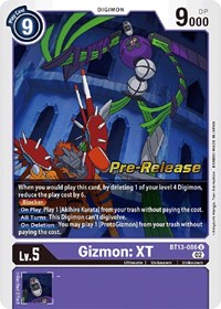 Gizmon: XT #BT13-086 U