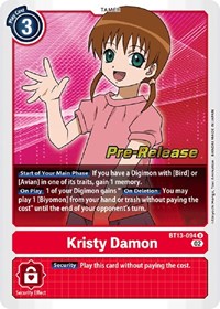 Kristy Damon #BT13-094 U