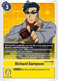 Richard Sampson #BT13-098 U