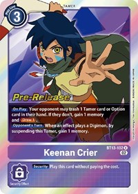 Keenan Crier #BT13-102 R