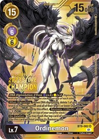 Ordinemon (2023 Store Champion) #BT9-082 SR