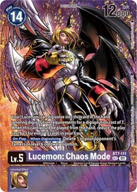 Lucemon: Chaos Mode (Premium Binder Set) #BT7-111 SEC