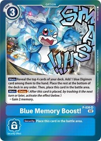 Blue Memory Boost! (Resurgence Booster Reprint) #P-036 SR