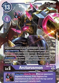Arcturusmon #RB1-031 SR