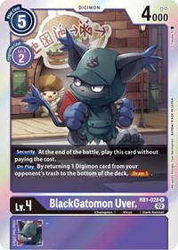 BlackGatomon Uver. #RB1-028 R