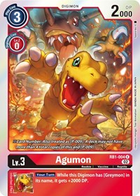 Agumon #RB1-004 R