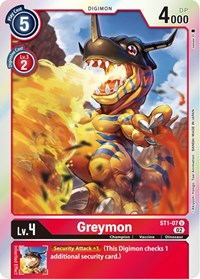 Greymon - ST1-07 (Resurgence Booster Reprint) #ST1-07 U
