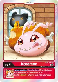 Koromon (Resurgence Booster Reprint) #BT5-001 U