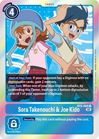 Sora Takenouchi & Joe Kido (Resurgence Booster Reprint) #BT5-088 R