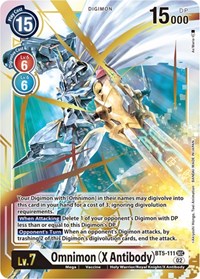 Omnimon (X Antibody) (Resurgence Booster Reprint) #BT5-111 SEC