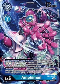 Amphimon (Textured Alternate Art) #RB1-016 SR