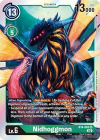 Nidhoggmon (Resurgence Booster Reprint) #BT4-062 SR