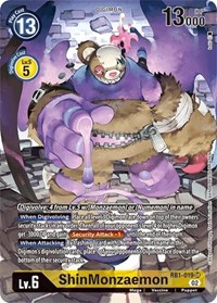ShinMonzaemon (Textured Alternate Art) #RB1-019 SR