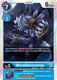 WereGarurumon - P-008 (Resurgence Booster Reprint) #P-008 P