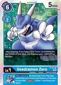Veedramon Zero - P-011 (Resurgence Booster Reprint) #P-011 P