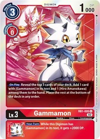 Gammamon - RB1-005 (Resurgence Booster Box Promotion Pack) #RB1-005 U