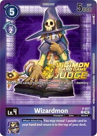 Wizardmon - P-077 (Judge Pack 4) #P-077 P
