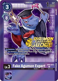 Fake Agumon Expert - BT5-072 (Judge Pack 4) #BT5-072 U