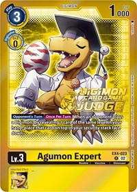 Agumon Expert - EX4-023 (Judge Pack 4) #EX4-023 R