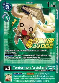 Terriermon Assistant - EX4-033 (Judge Pack 4) #EX4-033 R