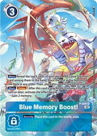 Blue Memory Boost! - P-036 (Digimon Adventure Box 2) #P-036 SR