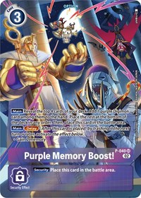 Purple Memory Boost! - P-040 (Digimon Adventure Box 2) #P-040 SR
