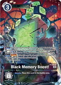Black Memory Boost! - P-039 (Digimon Adventure Box 2) #P-039 SR