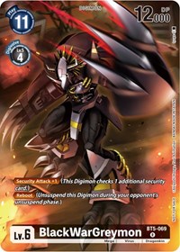 BlackWarGreymon (Tamer Party Pack -The Beginning-) #BT5-069 R