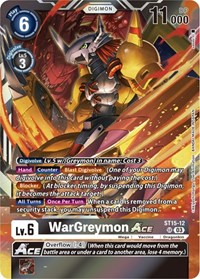 WarGreymon ACE #ST15-12 SR