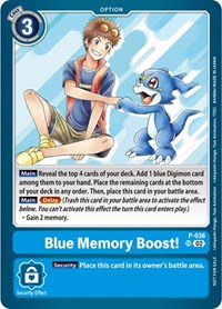 Blue Memory Boost! (NYCC 2023 Demo Deck) #P-036 P