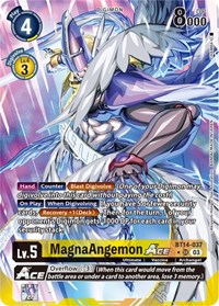 MagnaAngemon ACE (English Exclusive Alternate Art) #BT14-037 SR