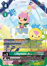 Lillymon ACE (English Exclusive Alternate Art) #BT14-049 SR