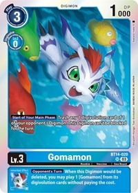 Gomamon #BT14-020 SR