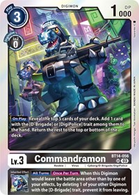 Commandramon #BT14-056 SR