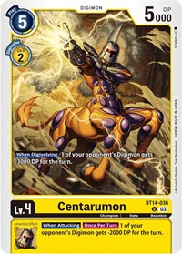 Centarumon #BT14-036 U