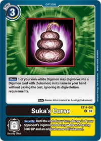 Suka's Curse #BT14-097 U