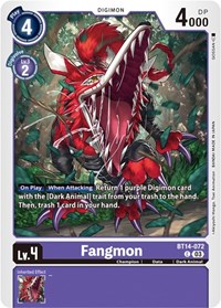 Fangmon #BT14-072 C