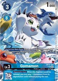 Gomamon (Alternate Art) #BT14-020 SR