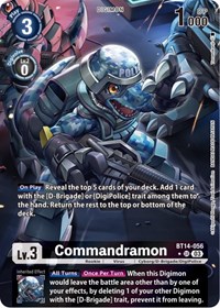 Commandramon (Alternate Art) #BT14-056 SR