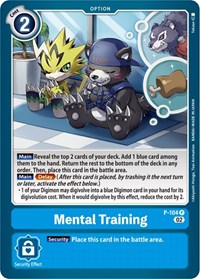 Mental Training (Blast Ace Box Topper) #P-104 P