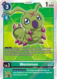 Wormmon - P-118 (Tamer Party Pack -The Beginning- Ver. 2.0) #P-118 P