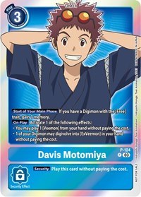 Davis Motomiya - P-124 (Tamer Party Pack -The Beginning- Ver. 2.0) #P-124 P