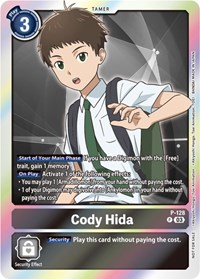 Cody Hida - P-128 (Tamer Party Pack -The Beginning- Ver. 2.0) #P-128 P