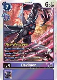 Devimon #BT14-075 R