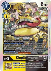 KingSukamon (Winner Pack -Blast Ace-) #BT11-043 R