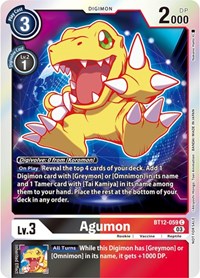Agumon - BT12-059 (Official Tournament Pack Vol.11) #BT12-059 C