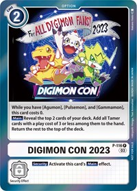 Digimon Con 2023 (Official Tournament Pack Vol.11) #P-116 P